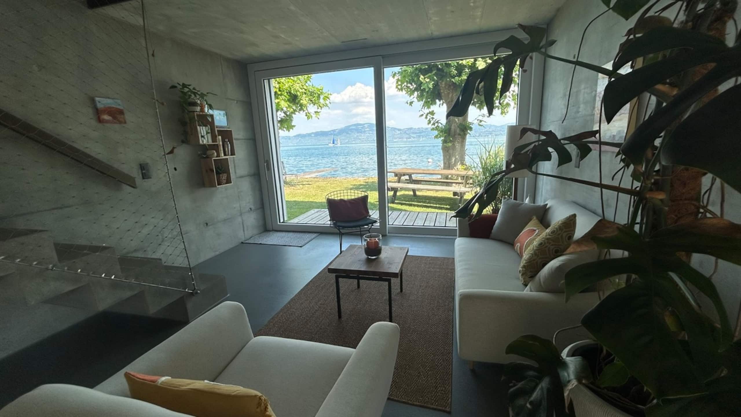Bord du lac Léman et accès privé